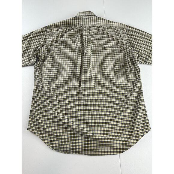 Ralph Lauren Blake Shirt Men's Medium Blue Yellow Button Down Cotton Oxford - Picture 10 of 10
